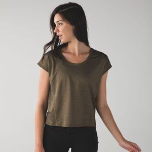 Lululemon - Sweaty Or Not Crop Tee